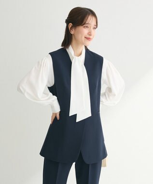 Green Parks ef-de ジレジャケット Dark Navy