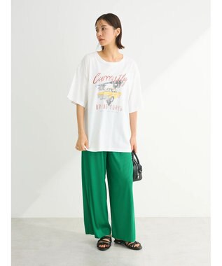 Green Parks セルフカットプリーツ風パンツ Green