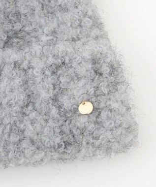 ANY SIS ミックス ニット帽 ライトグレー