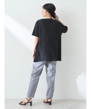 earth music&ecology プリーツドッキングチュニック Black