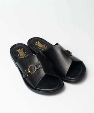 BONTRE 【BONTRE/ボントレ】ベルトフラットサンダル/20901-RS ブラック