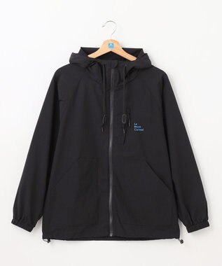 SHARE PARK MENS 【撥水・UVカット・ストレッチ・軽量 】パッカブルマウンテンパーカー（Lサイズ） ブラック系