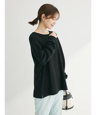 Green Parks 前後でも着れちゃう万能長袖ロンＴ Black
