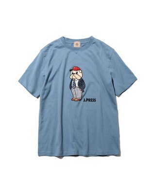 J.PRESS MEN 新デザイン【BULLDOG BOY】プリント Tシャツ