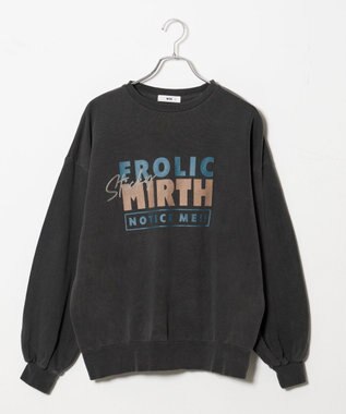 WEGO ヴィンテージライクピグメントスウェット 柄2