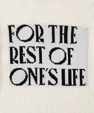 WEGO ジャガードメッシュニットビッグプルオーバー ホワイト