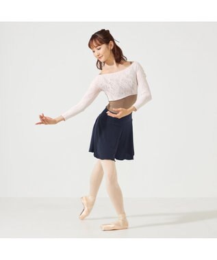 Chacott キュロットスカート ネイビー