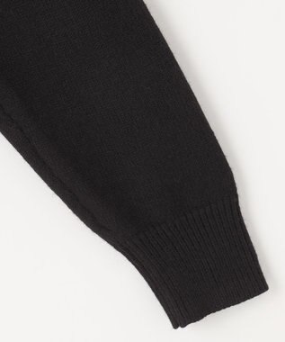 Feroux パール×ビジュー ニット ブラック系