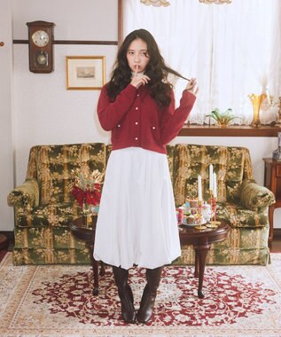 earth music&ecology 【吸湿発熱】あったかフェミニンインナー(シアーハイネック) Off White