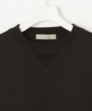 UNFILO MENS リラックスフィットスウェットＴシャツ ブラック