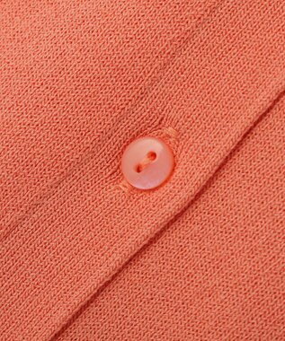 YECCA VECCA 【マシンウォッシャブル】カーディガン② Salmon Pink