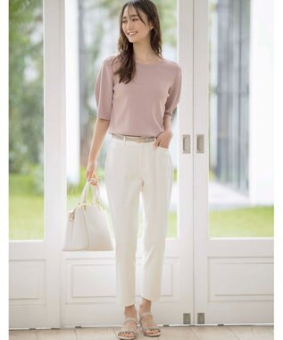 ANY SIS S 【洗える】コクーンスリーブ ニット ピンク