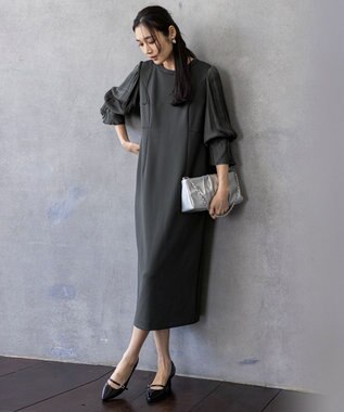 ANY SIS 【23.0~24.0cm】ミニストーンバックル パンプス ブラックエナメル