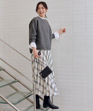 ANY L ウィンターニット チャコール