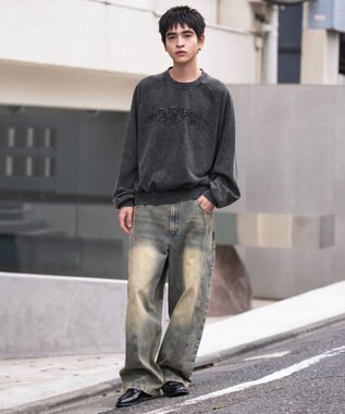 WEGO ショートグラフィックプルオーバー ブラックその他