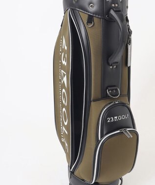 23区GOLF 【UNISEX】メランジシリーズ キャディバッグ カーキ系