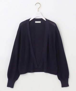 ANY SIS S 【洗える】ショートレングストッパー カーディガン ネイビー