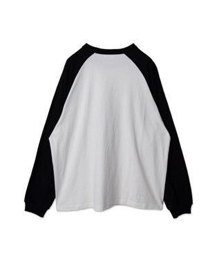 WEGO 【ユニセックス着用ITEM】ラグラングラフィックBIG　T（LS） ブラックその他