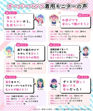 Wing ジュニア オーバーパンツ 綿混(身生地部) 抗菌防臭(身生地部) やさしい肌あたり 【2枚セット】 はきこみ丈ふつう RJ4500 ウイング／ワコール ブラック