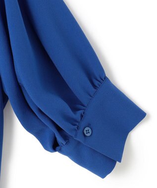 BEIGE， SIBYLLE /  配色カラーパフスリーブブラウス Blue x L.Orange