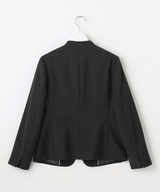 J.PRESS LADIES 【セットアップ対応】BAHARIYE SOLID ノーカラー ジャケット ブラック系