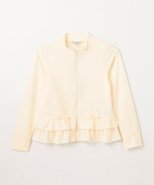 ANY KIDS 裾フリル　ラッシュガード エクリュ