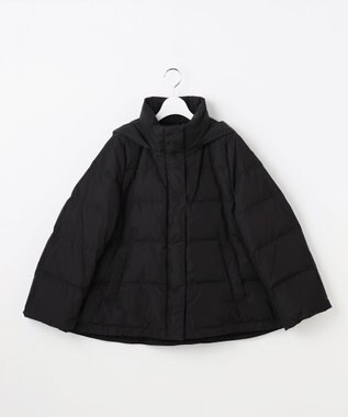 自由区 L 【17号サイズまで展開・WEB限定カラーあり・SHIHOさん着用】マイクロタッサーダウン コートⅡ ブラック