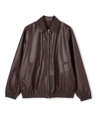 UNFILO MENS アラエルレザーライク ブルゾン