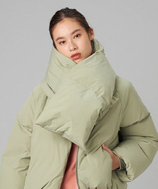 Chacott Chacott BALANCE ハイロフトダウンマフラー カーキ