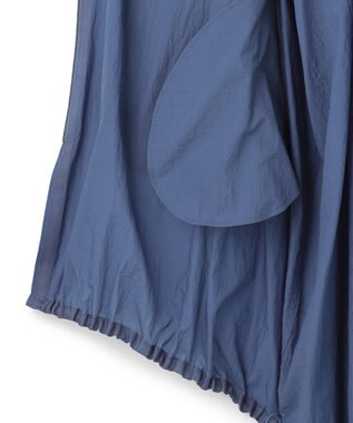 ICB 【撥水加工】シアーナイロンタフタ フーデットコート スマルトブルー系