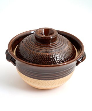 たち吉 【たち吉】伊賀飛びカンナごはん鍋（飴釉）〈１個〉伊賀焼