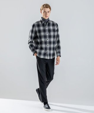 JOSEPH HOMME ウォッシャブルメリノ　タートルネックニット ライトグレー系