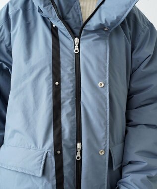 KWD 【日本製/高品質ダウン】DOWN MONSTER JACKETグリーンダウン ダウンモンスタージャケット ブルーグレー