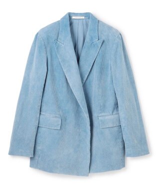 BEIGE， 【FUDGE 10月号掲載】BANGS / コットンコーデュロイテーラードジャケット L.Indigo