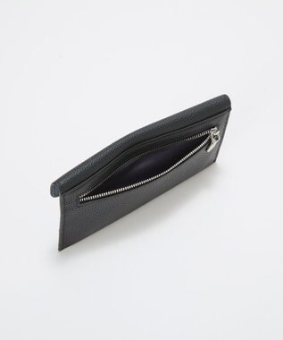 TOPKAPI 【Breath TOPKAPI】DUAL デュアル シュリンクレザー バイカラー 長財布　薄型 / 軽量 ブラック