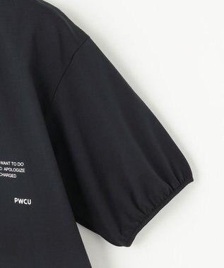 PW CIRCULUS 再入荷！【UV遮蔽率99% UVカット / 速乾 / ストレッチ】【WOMEN】パフスリーブモックネックT ゴルフウェア レディース ブラック系