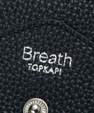 TOPKAPI 【Breath TOPKAPI】DUAL デュアル シュリンクレザー バイカラー 長財布　薄型 / 軽量 ブラック