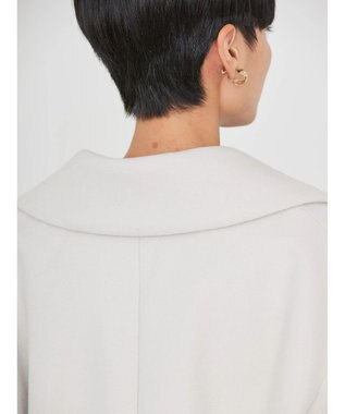 AMERICAN HOLIC 中空ＦＩＢＥＲコクーンミディコート Light Gray