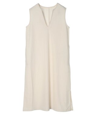 Green Parks カットＪＱキーネックジャンスカ Ecru