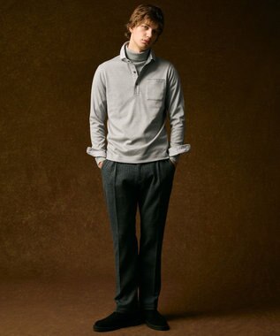 JOSEPH ABBOUD 【軽量・保形・快適な肌触り】ウィンターダディポロ ライトグレー系1