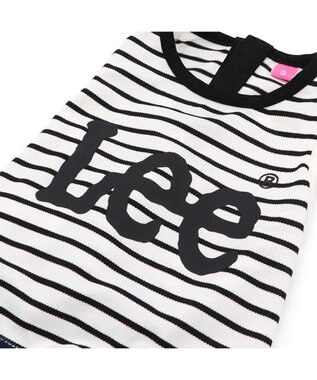 PET PARADISE Lee 鹿の子 ボーダー パンツつなぎ 小型犬 ネイビー×ホワイト