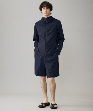 UNFILO MENS UVカット ラッシュパーカー ネイビー