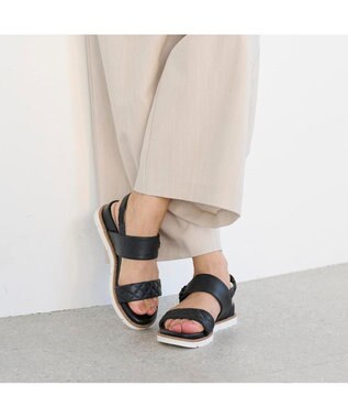 Riz raffinee <Riz raffinee>フッドベッドサンダル ブラック