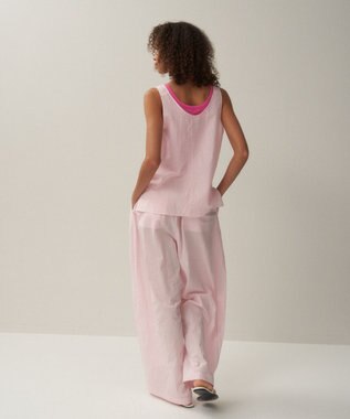 ATON CATCH WASHER COTTON | タンクトッププルオーバー PINK