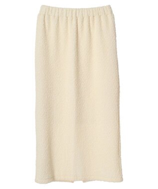 Green Parks BEST PRICE フクレジャガードIラインスカート Ivory