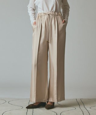 GRACE CONTINENTAL シルクツイルイージーパンツ