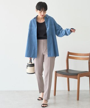 AMERICAN HOLIC 美・美・美テーパードパンツ Gray Beige