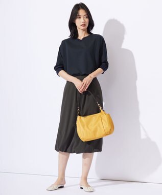 J.PRESS LADIES L 【洗える・撥水・接触冷感】アウトフィッター バルーン スカート グレー系