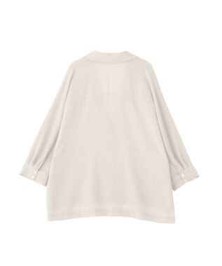 YECCA VECCA 【マシンウォッシャブル】シアージャケット Gray Beige