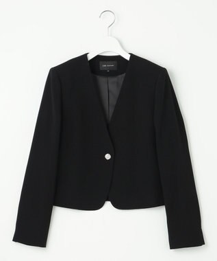 23区 S 【APPLAUDIR】クリアジョーゼット 3WAYコンパクトジャケット ブラック系